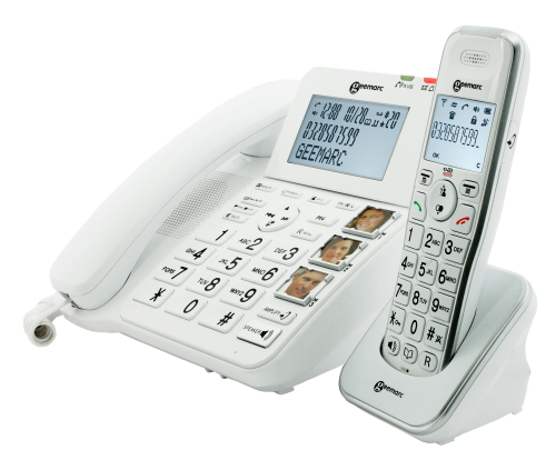 Schwerhörigen-Telefon AmpliDECT COMBI 295 Geemarc - Gleichcom AG - - Onlineshop besser hören. besser sehen. besser leben. - Hünenberg