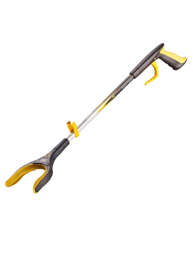Aide à la préhension Handi-Grip PRO avec poignée souple, tête rotative et support de canne - rigide Ossenberg