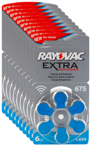 Piles auditives Rayovac 675