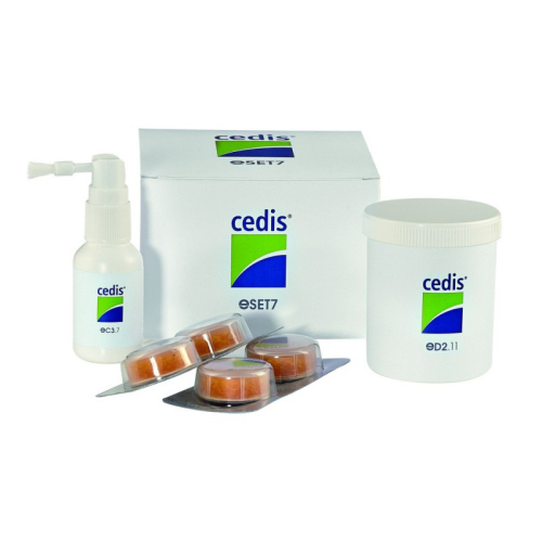 Cedis kit d'hygiène et de séchage pour intras, avec spray